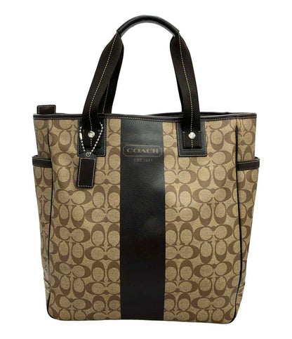 COACH トートバッグ キャンバス シグネチャー レディース コーチ