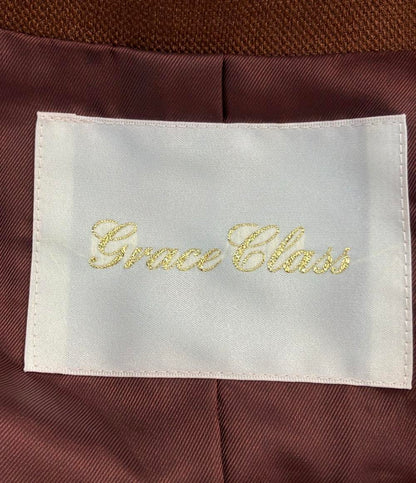 美品 GRACE Class ロングジレコート 0223357219 レディース SIZE 36 (S) グレースクラス