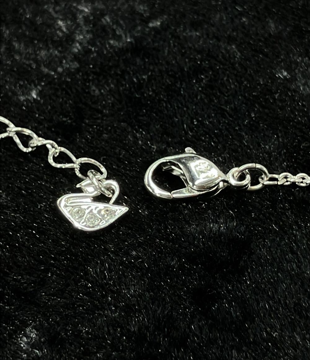 美品 スワロフスキー ネックレス リボンモチーフ 5412679 レディース SWAROVSKI