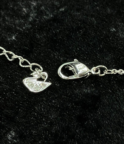 美品 スワロフスキー ネックレス リボンモチーフ 5412679 レディース SWAROVSKI