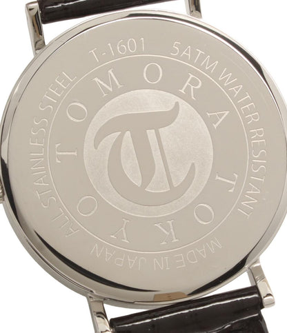 TOMORA TOKYO 腕時計 クオーツ ブラック T-1601 メンズ トモラトウキョウ