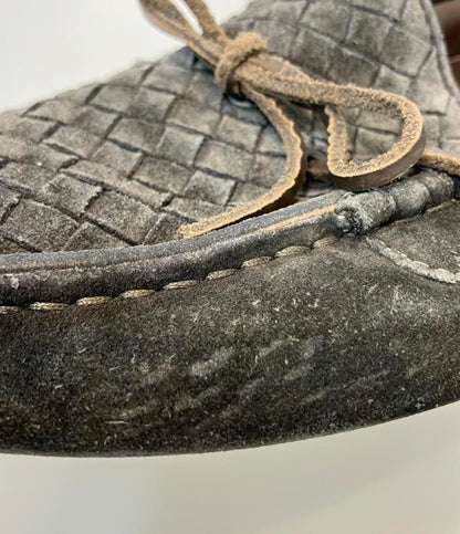 ボッテガ・ヴェネタ デッキシューズ イントレチャート メンズ SIZE 42 (L) BOTTEGA VENETA