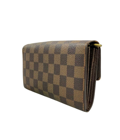 LOUIS VUITTON 長財布 ポルトフォイユ サラ ダミエ エベヌ N61734 メンズ レディース ルイ・ヴィトン