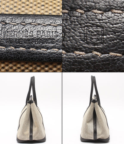 HERMES 2WAYハンドバッグ ショルダーバッグ 肩掛け 斜め掛け □H刻印 シルバー金具 ガーデンパーティTPM レディース エルメス