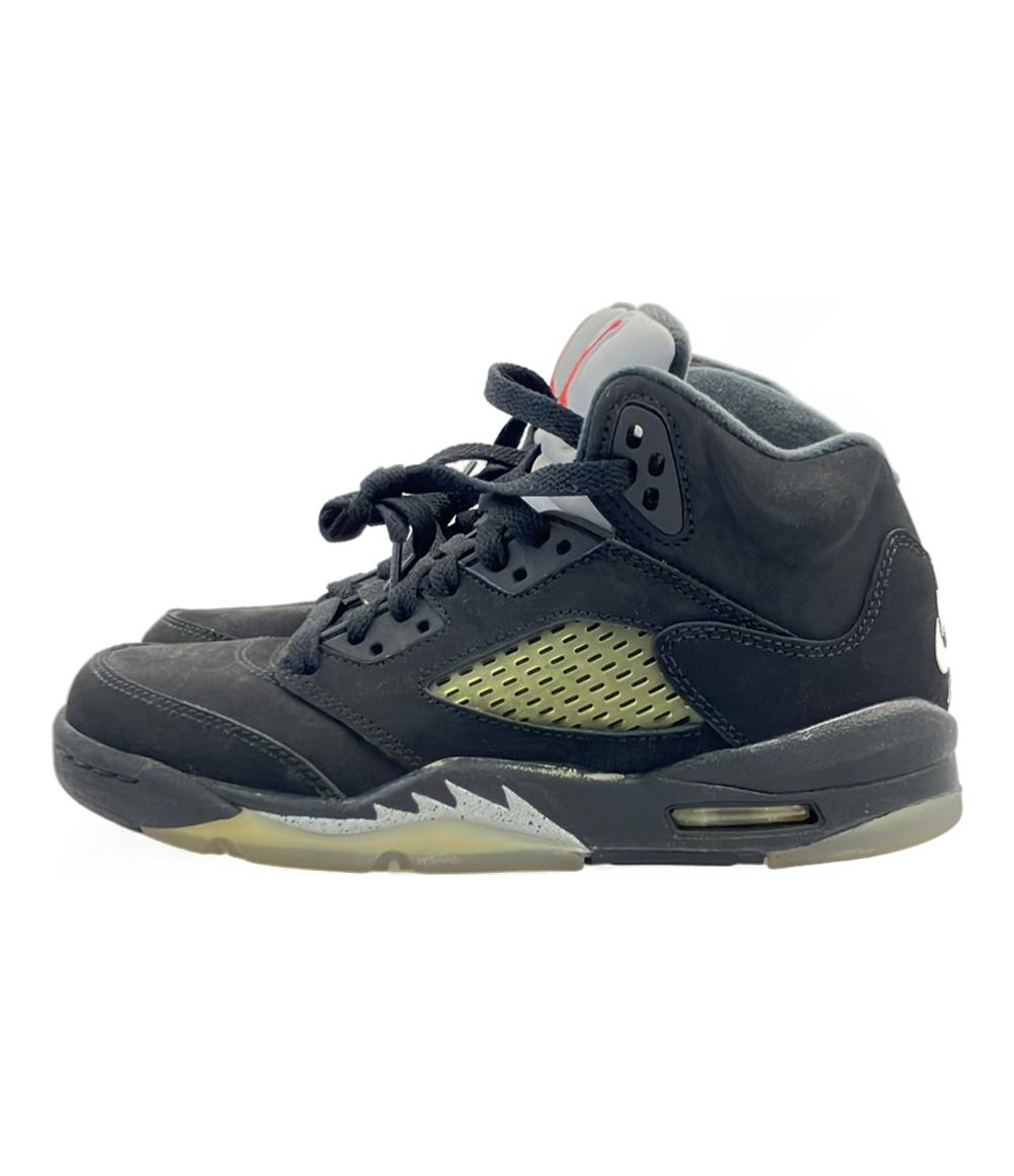 NIKE ミドルカットスニーカー GIRLS AIR JORDAN 5 RETRO OG BG 845036-003 キッズ SIZE 23.0 (M) ナイキ