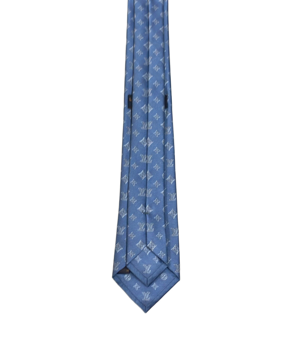 美品 LOUIS VUITTON ネクタイ シルク100% モノグラム ブラスト 7CM