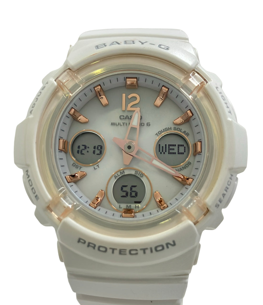CASIO 腕時計 Baby-G ソーラー ホワイト BGA-2800 レディース カシオ