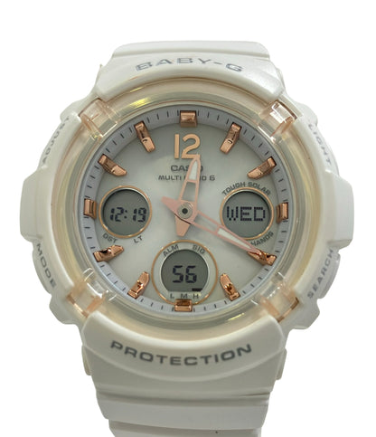 CASIO 腕時計 Baby-G ソーラー ホワイト BGA-2800 レディース カシオ