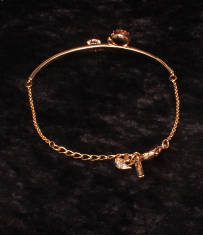 美品 SWAROVSKI ブレスレット クマモチーフ ブラウンベア ラインコラボ レディース スワロフスキー