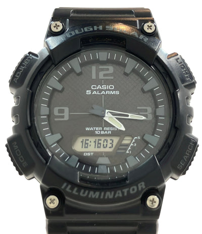 CASIO 腕時計 ソーラー ブラック AQ-S810W メンズ カシオ