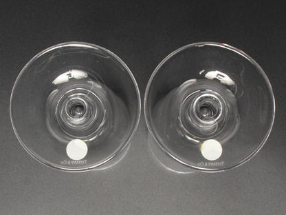 ティファニー ビアグラス ワイン シャンパン 2点セット ペア アトラス ピルスナー TIFFANY&Co.