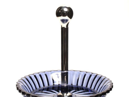 美品 バカラ ケーキスタンド 二段 ミルニュイ Baccarat