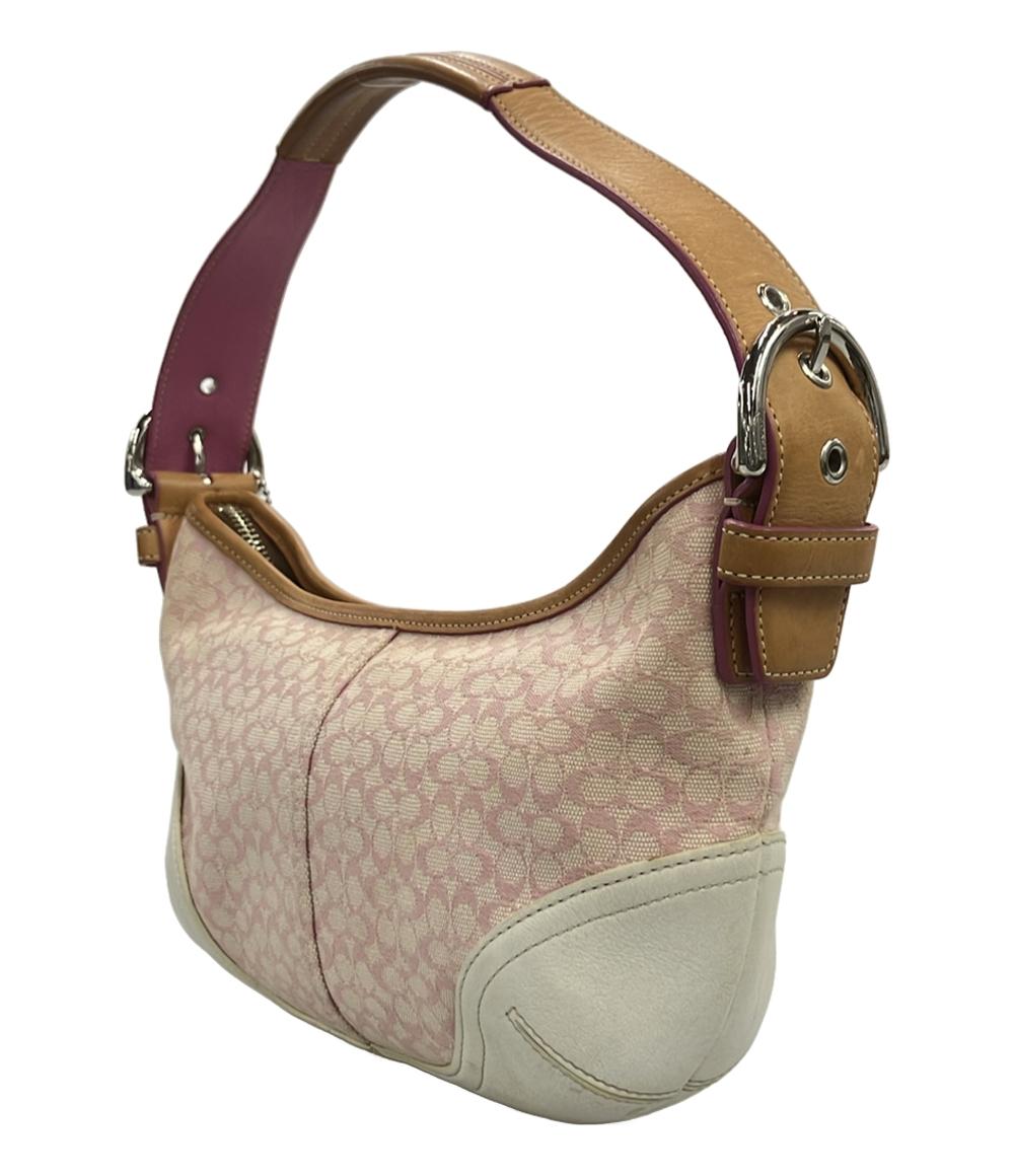 COACH ショルダーバッグ ハンドバッグ 肩掛け キャンバス ミニシグネチャー 6351 レディース コーチ