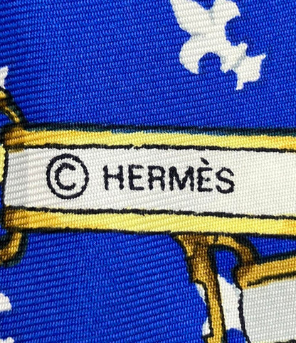 HERMES スカーフ カレ90 シルク 100% SELLES A HOUSSE レディース エルメス