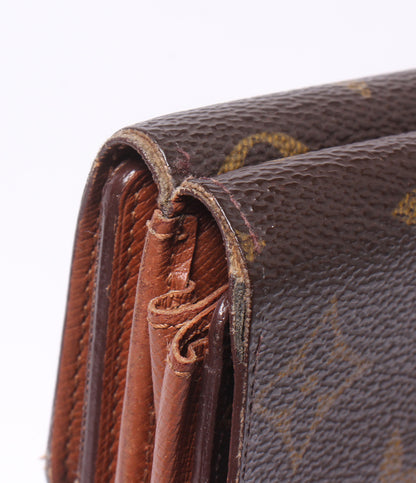 LOUIS VUITTON Wホック二つ折り財布 ポルト モネ ビエ カルト クレディ モノグラム M61652 レディース メンズ ルイ・ヴィトン