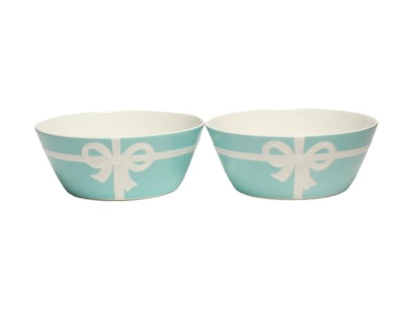 美品 TIFFANY&Co. ボウル 皿 2点セット 14cm ブルーボックス ティファニー