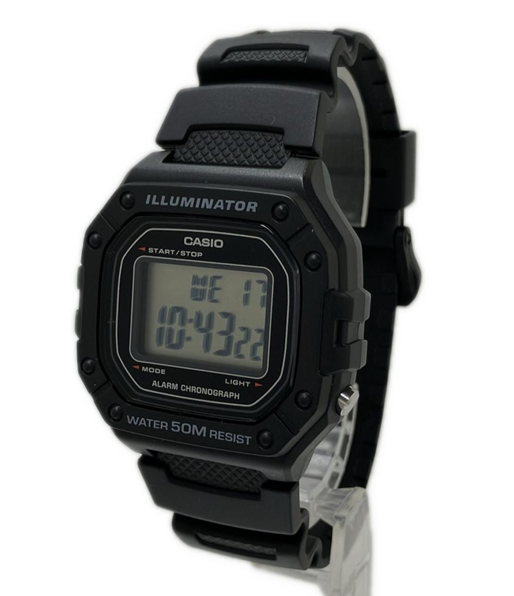 美品 CASIO 腕時計 クオーツ W-218H メンズ カシオ