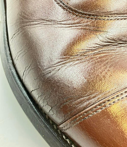 訳あり スコッチグレイン ドレスシューズ ストレートチップ メンズ SIZE 25 1/2 (S) SCOTCH GRAIN