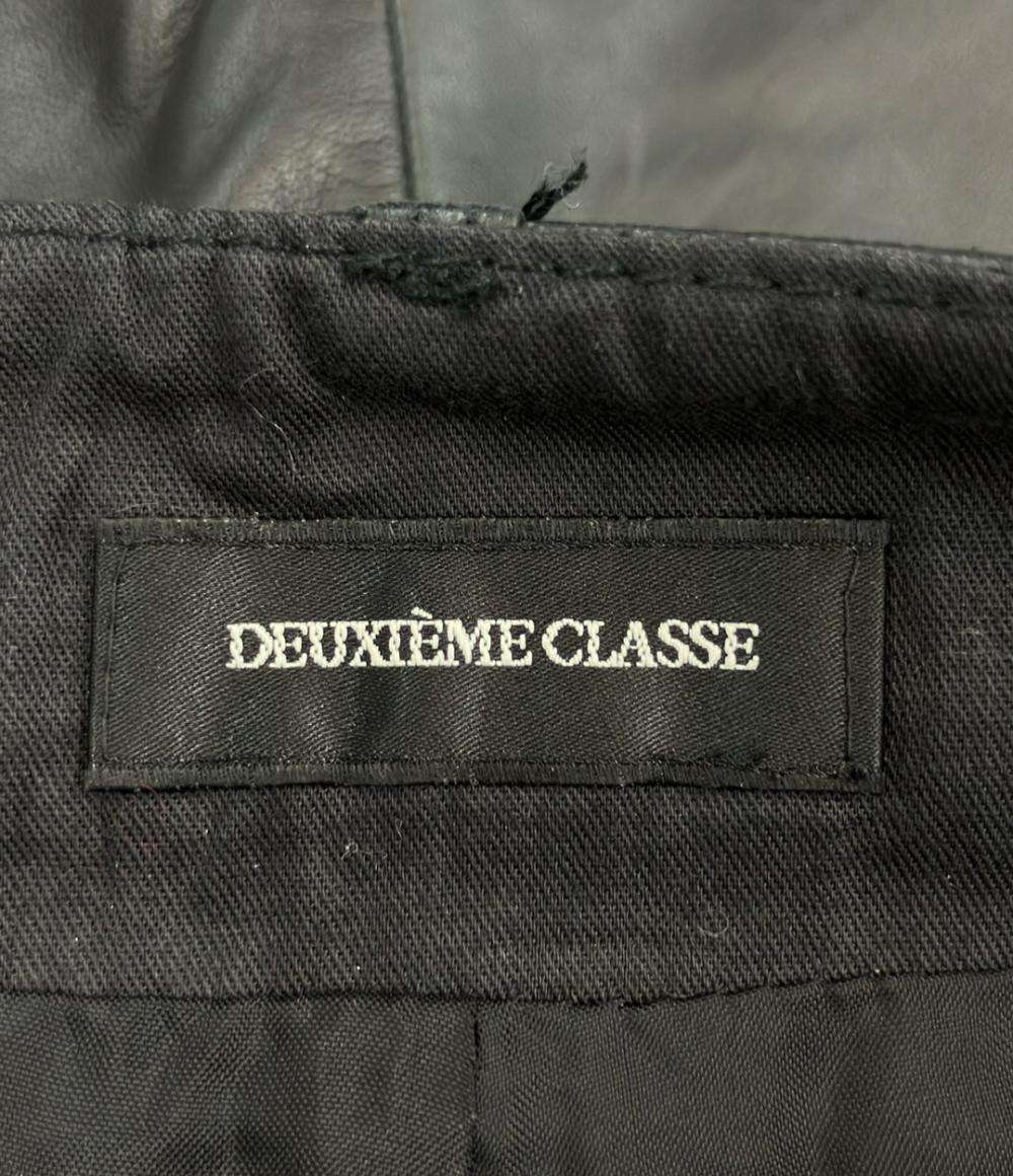 ドゥーズィエムクラス レザーショートパンツ レディース SIZE 38 (L) Deuxieme Classe