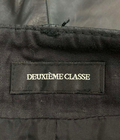 ドゥーズィエムクラス レザーショートパンツ レディース SIZE 38 (L) Deuxieme Classe