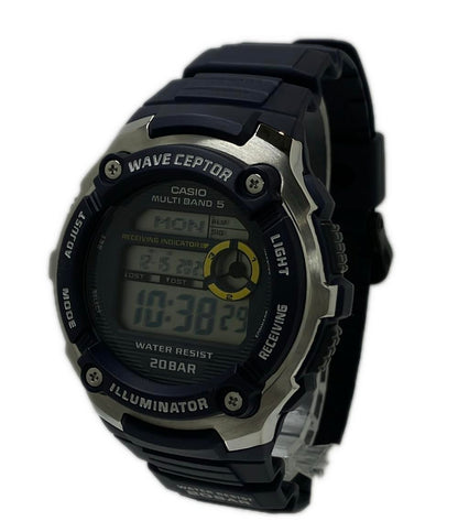 美品 CASIO 腕時計 ウェーブセプター ソーラー WV-M200 メンズ カシオ