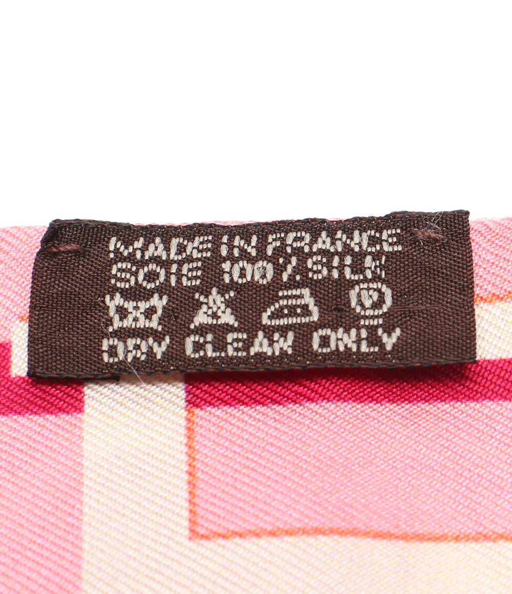美品 HERMES スカーフ シルク100％ ツイリー レディース エルメス