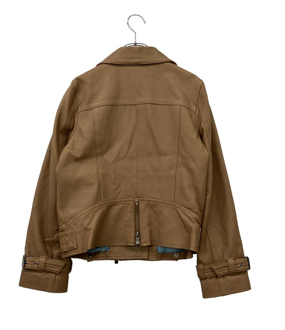 Diagram GRACE CONTINENTAL ダブルライダースジャケット ラムレザー レディース SIZE 38 (S) ダイアグラムグレースコンチネンタル