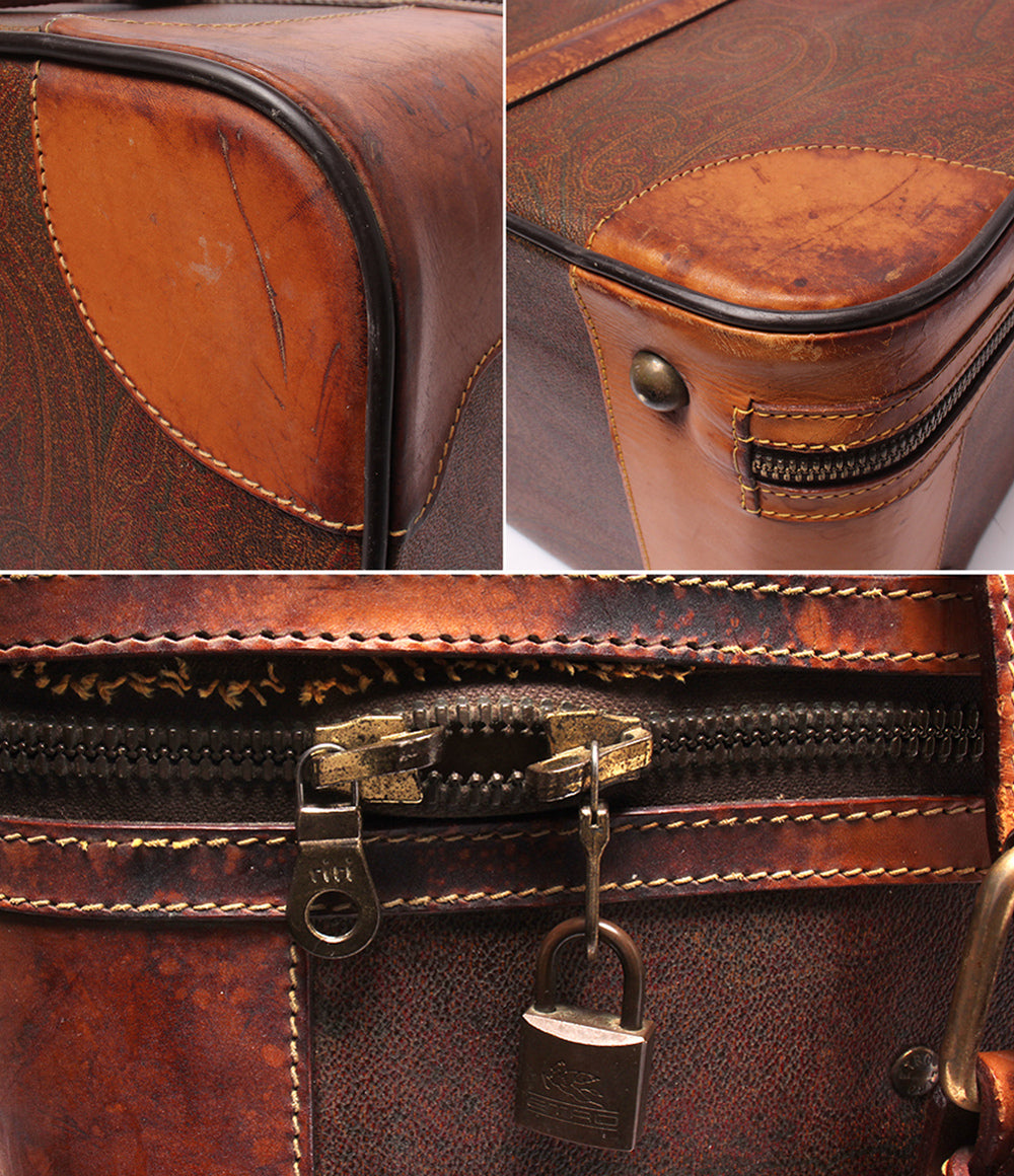 訳あり ETRO トランク スーツケース メンズ エトロ