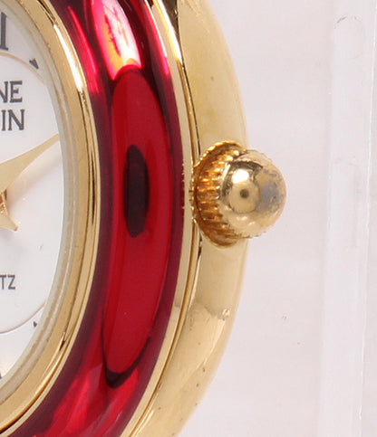 ANNE KLEIN 腕時計 チェンジベゼルウォッチ クオーツ ホワイト レディース アンクライン