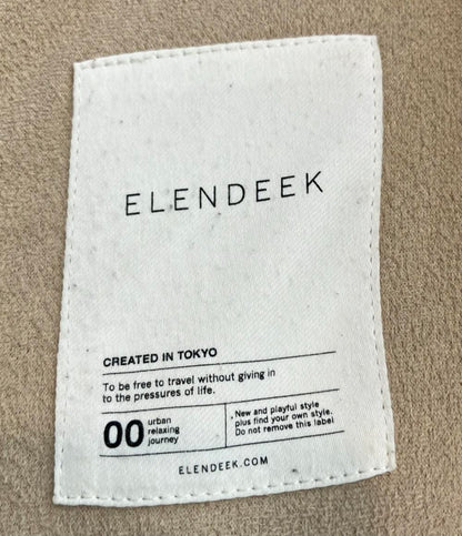 エレンディーク ノーカラーコート レディース SIZE F ELENDEEK