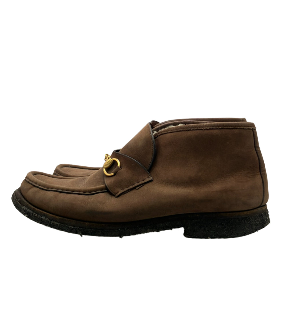 GUCCI ホースビットショートブーツ 114 0093 メンズ SIZE 10 1/2