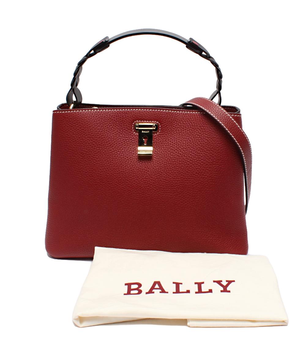 美品 バリー 2way ハンドバッグ ショルダーバッグ 斜め掛け レディース BALLY