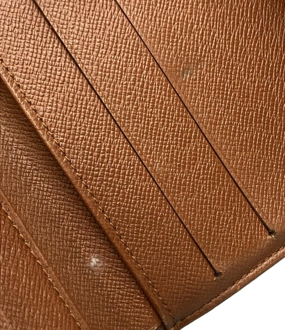 訳あり LOUIS VUITTON Wホック三つ折り財布 ポルトモネ ビエ カルトクレディ モノグラム M61652 レディース ルイ・ヴィトン