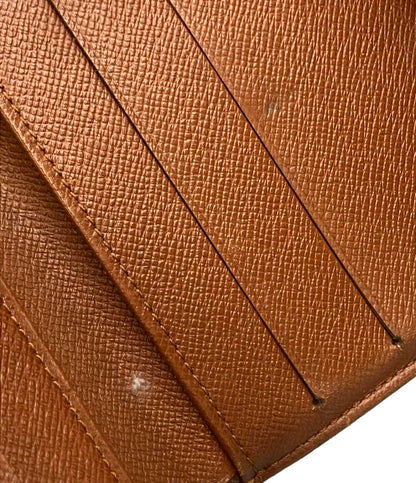 訳あり LOUIS VUITTON Wホック三つ折り財布 ポルトモネ ビエ カルトクレディ モノグラム M61652 レディース ルイ・ヴィトン