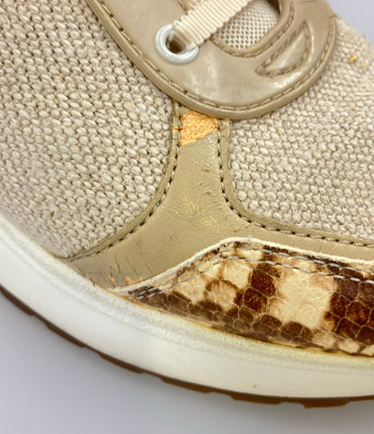 訳あり MICHAEL KORS ローカットスニーカー レディース SIZE 7.5 M マイケルコース
