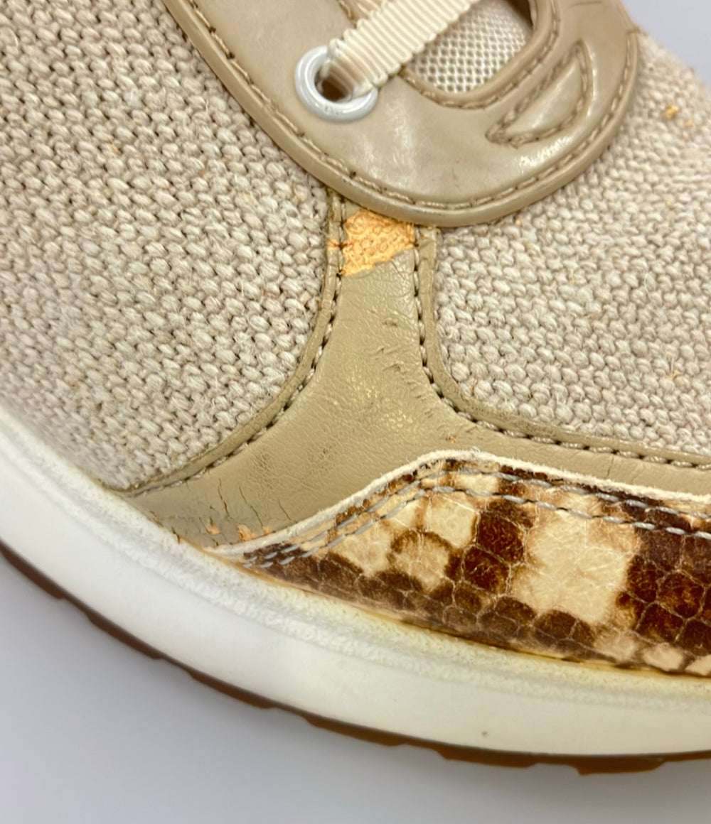 訳あり MICHAEL KORS ローカットスニーカー レディース SIZE 7.5 M マイケルコース