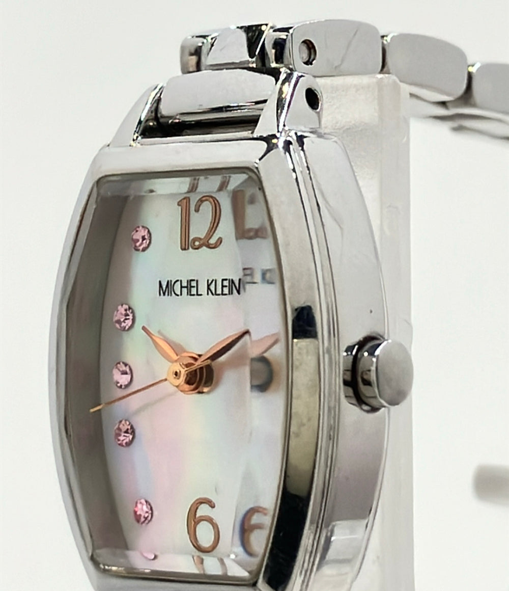 MICHEL KLEIN 腕時計 クオーツ シェル レディース ミッシェルクラン