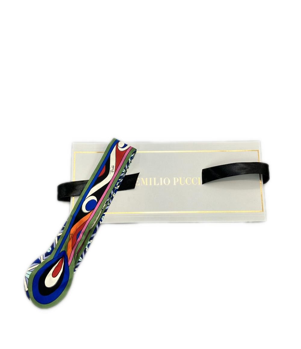 Emilio Pucci スカーフ シルク100% Goccia &Dischi レディース エミリオ・プッチ