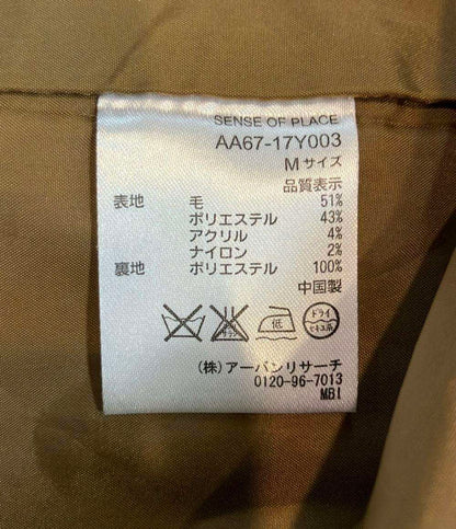 美品 センスオブプレイスバイアーバンリサーチ チェスターコート レディース SIZE M SENSE OF PLACE by URBAN RESEARCH