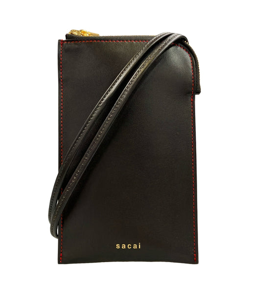 美品 Sacai ポーチ ショルダーバッグ 斜め掛け スマホポーチ
