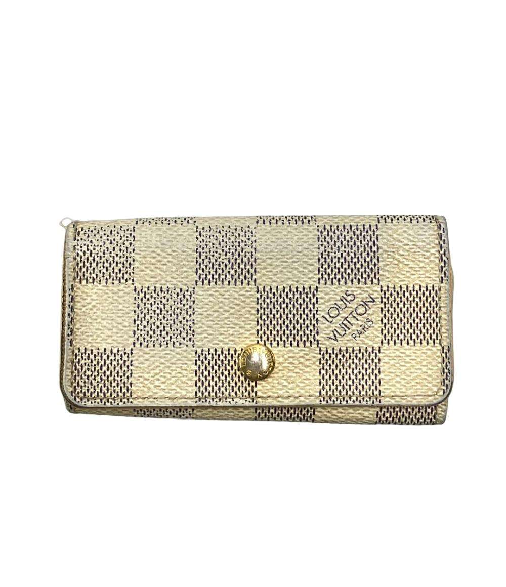 LOUIS VUITTON 4連キーケース ミュルティクレ4 ダミエ アズール N60020
