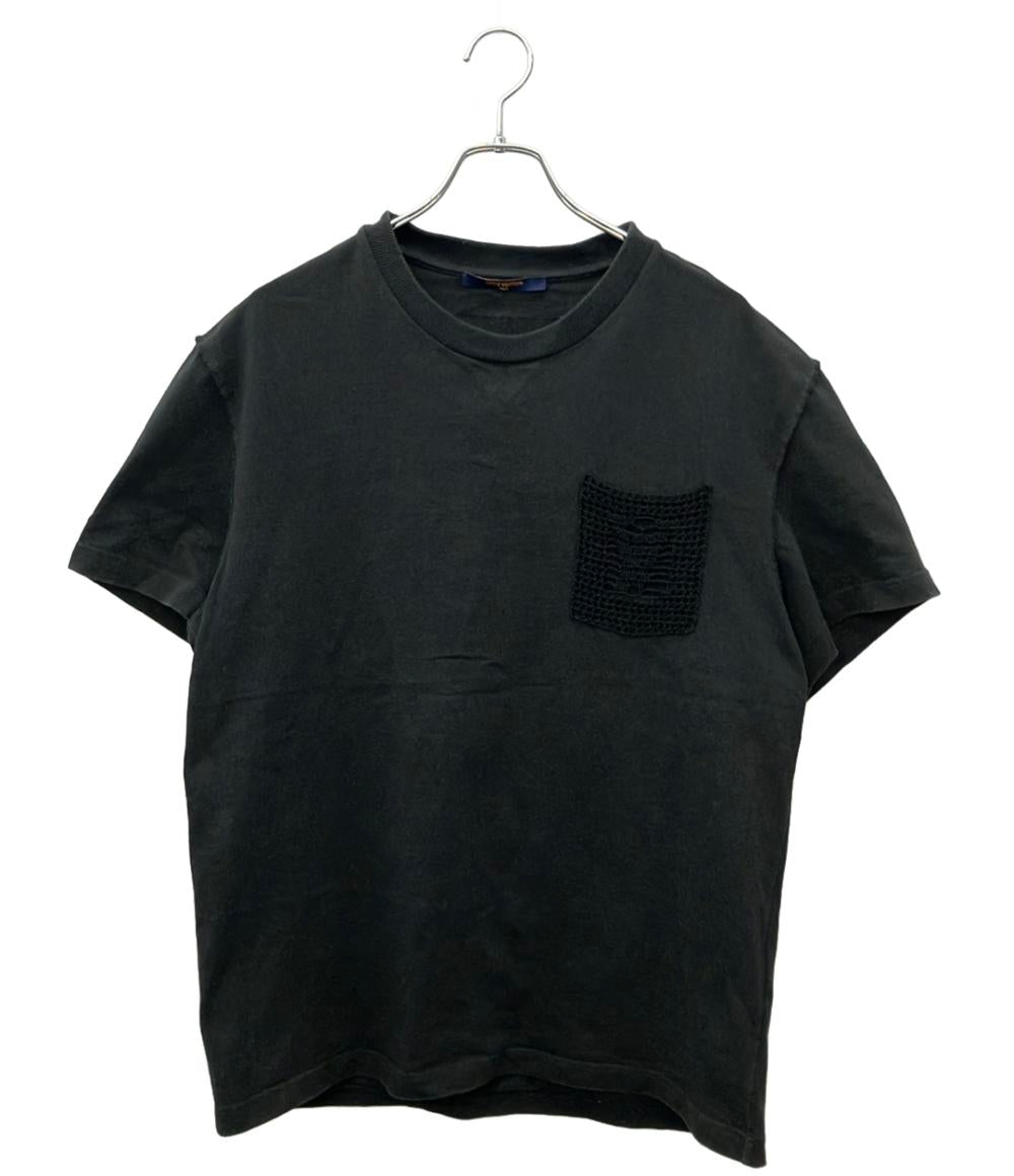 LOUIS VUITTON 半袖Tシャツ 22SS ウォッシュド加工 インサイドアウト 編み込みポケット Tシャツ RM222V NPLHNY 10W メンズ SIZE L ルイ・ヴィトン