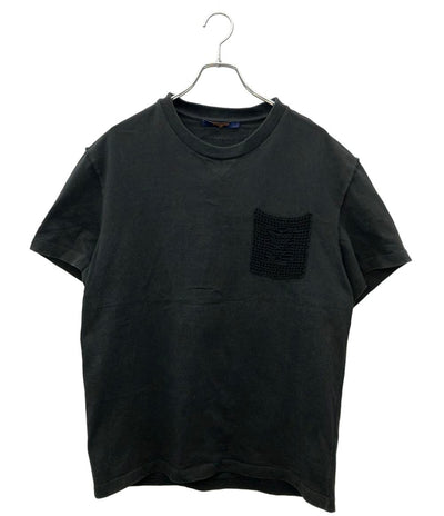 LOUIS VUITTON 半袖Tシャツ 22SS ウォッシュド加工 インサイドアウト 編み込みポケット Tシャツ RM222V NPLHNY 10W メンズ SIZE L ルイ・ヴィトン