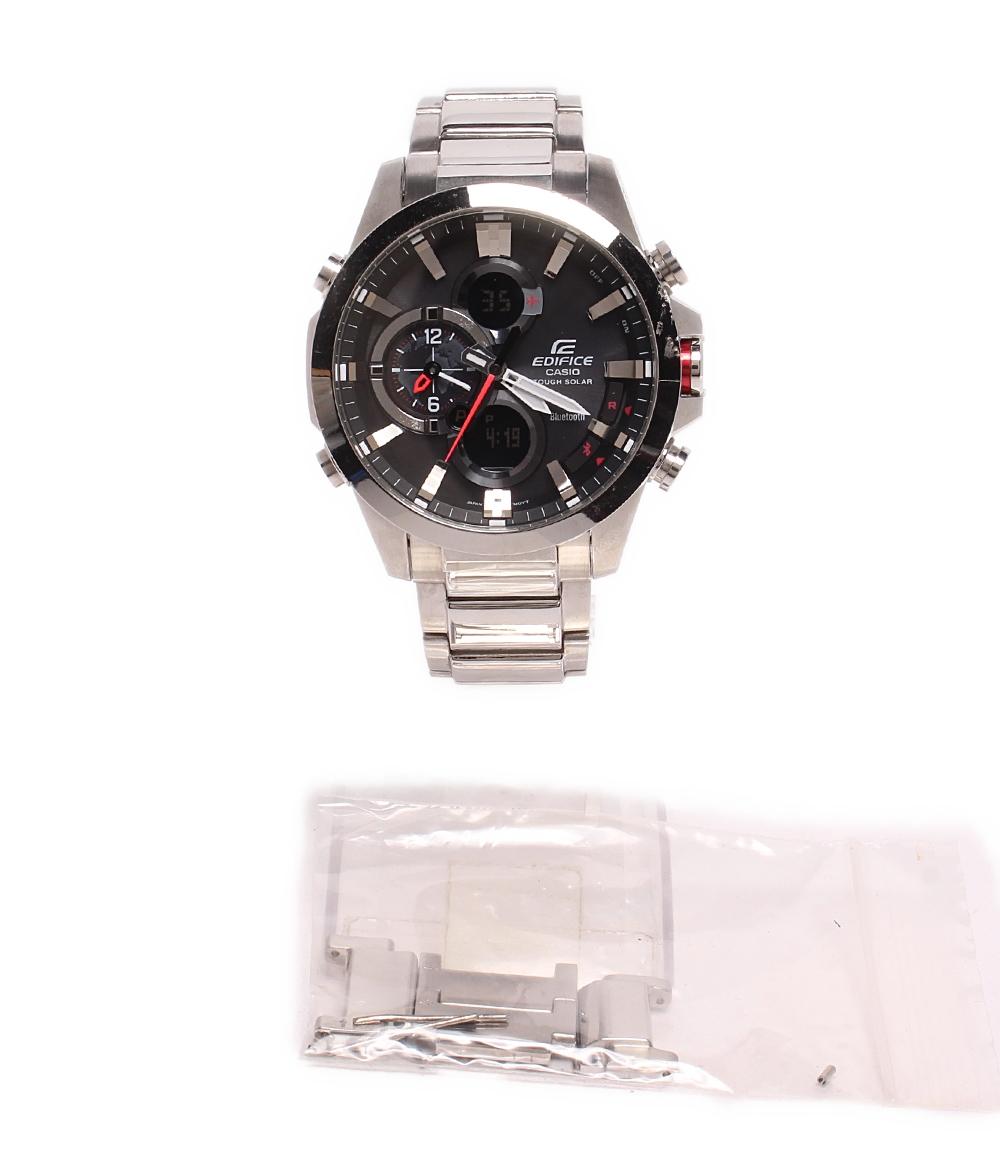 CASIO 腕時計 Bluetooth EDIFICE エディフィス ソーラー ブラック ECB-500 メンズ カシオ