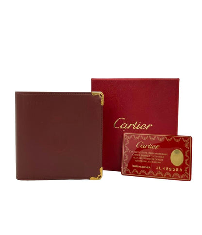 Cartier 二つ折り財布 マスト ドゥ カルティエ メンズ レディース カルティエ