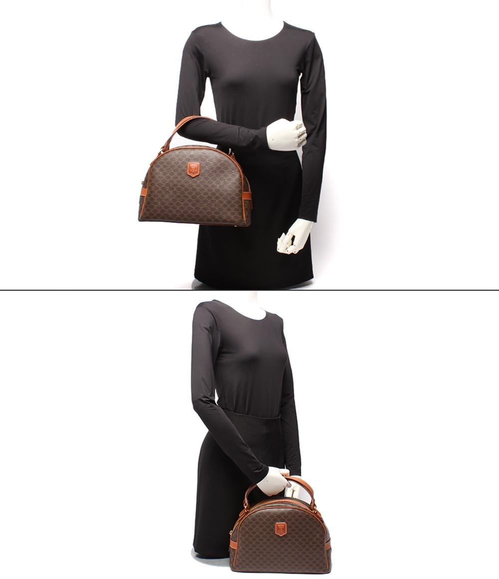 セリーヌ ハンドバッグ ハーフムーン マカダム柄 レディース CELINE