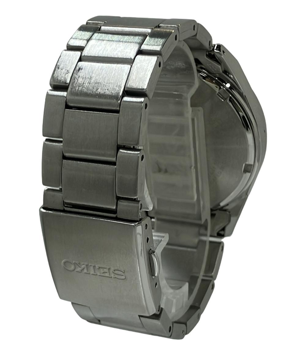 SEIKO 腕時計 コレクション クオーツ ブラック 6N52-00J0 メンズ