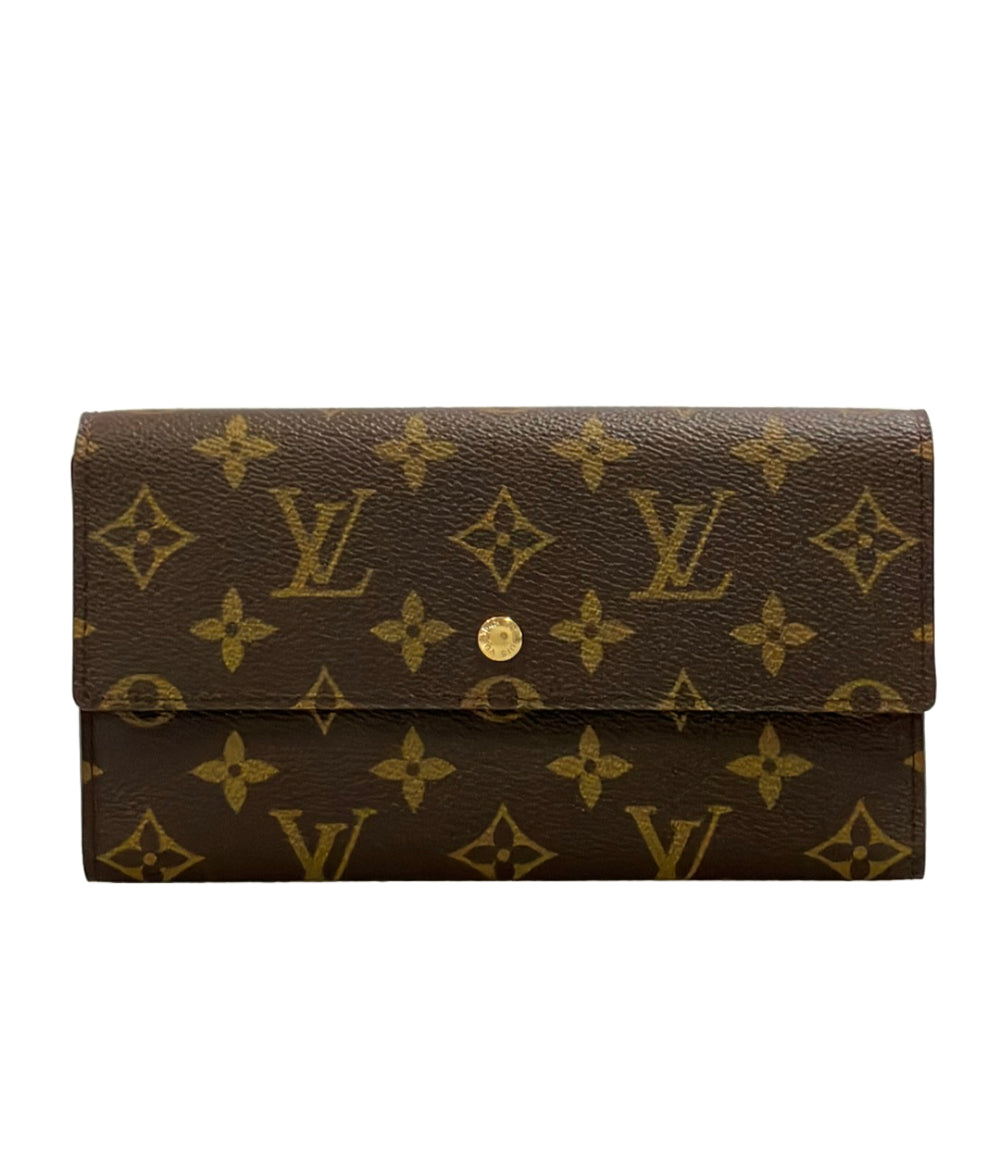 LOUIS VUITTON 長財布 ポルトトレゾール インターナショナル モノグラム M61215 レディース メンズ ルイ・ヴィトン