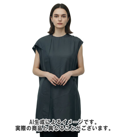 HERMES シルクワンピース ノースリーブ 3H0528DG レディース SIZE 34 (S) エルメス