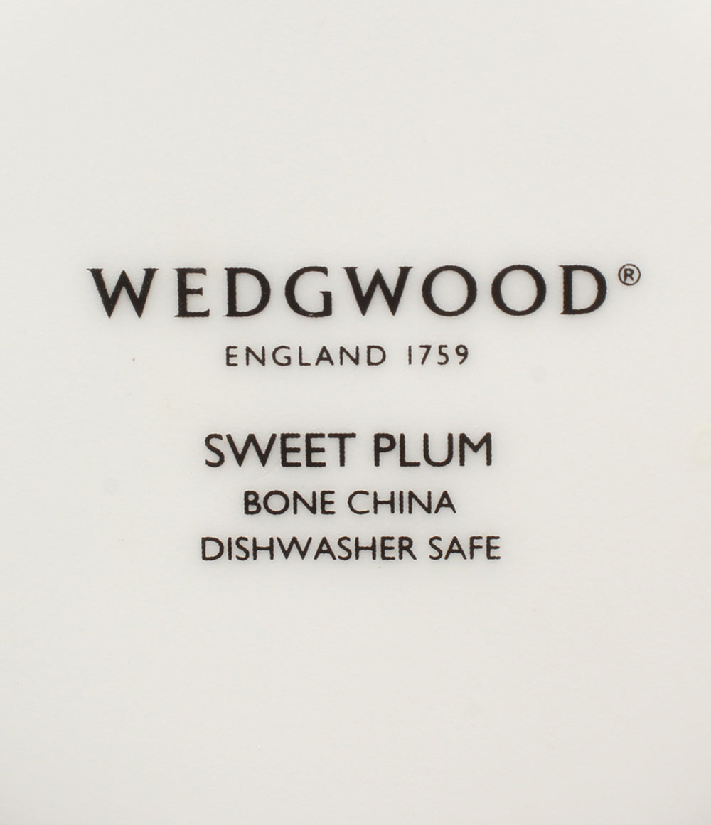 美品 WEDGWOOD カップ＆ソーサー 2客セット ペア スウィートプラム ウエッジウッド